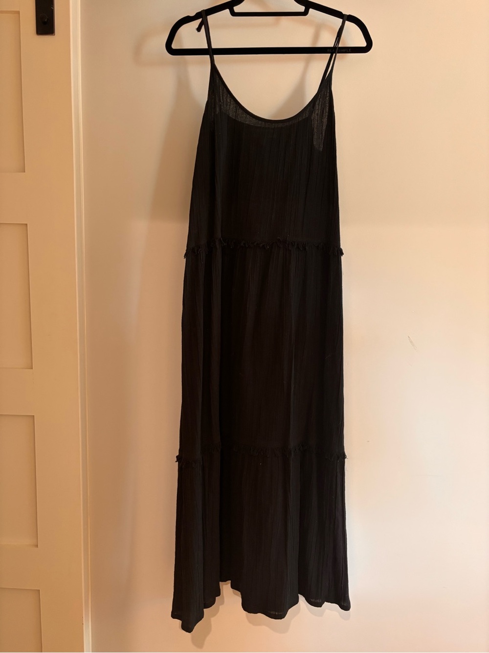 The White Company Black Sleeveless Maxi Dress